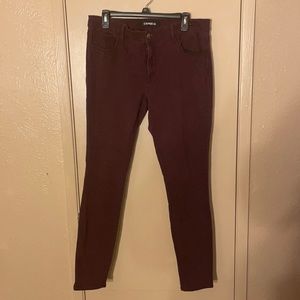 Maroon Express Jegging